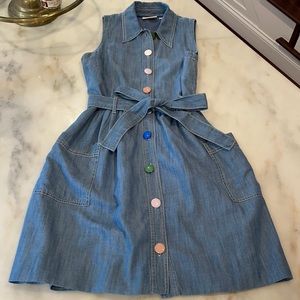 Chambray dress from Anthropologie